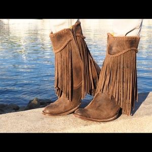 Old Gringo Fringe Cowboy Boots Kally Boot
